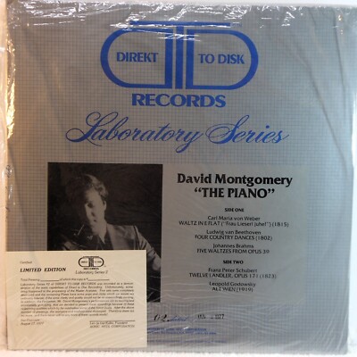 DAVID MONTGOMERY - The Piano (Direkt To Disc #2, VINYL LP, 1977)