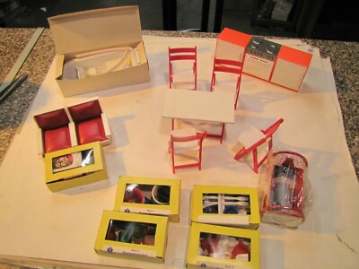 Dolls House Furniture Huge Lot GDR Vero 