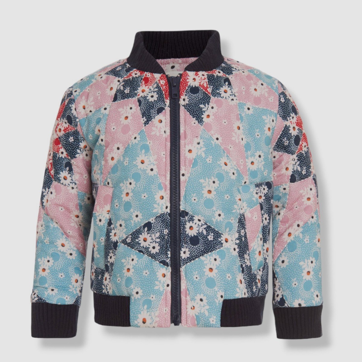 $265 Sea New York Girl's Blue Talia Quilted Jacket Size 4Y UK