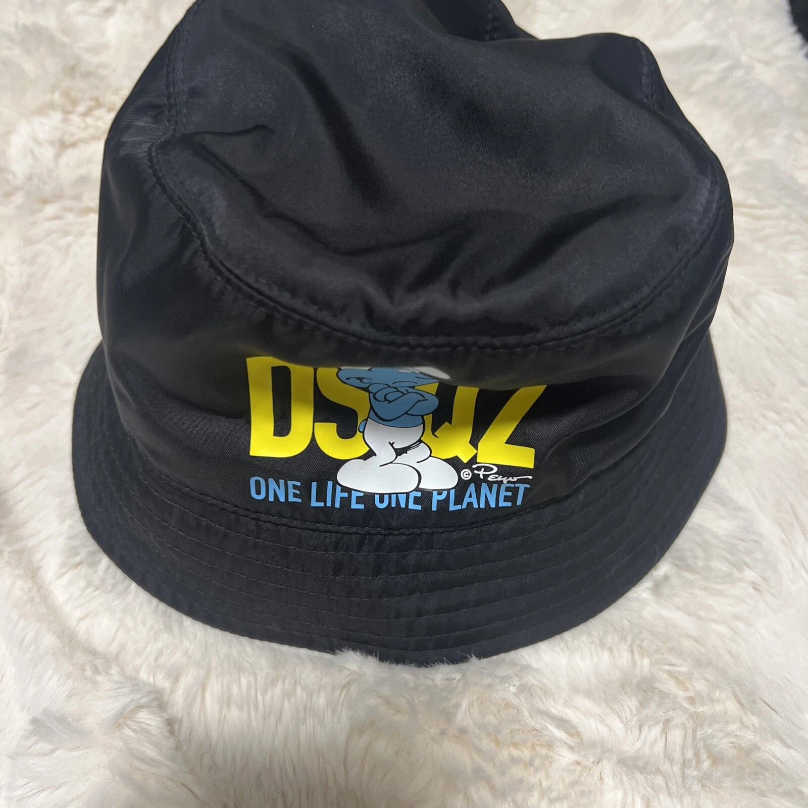 Dsquared Bucket Hat Smurfs RRP 330 (Never Worn)