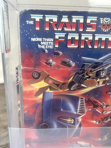 1984 Optimus Prime AFA 70 SEALED RARE Pepsi Sticker G1 Transformers Hasbro - Picture 9 of 14