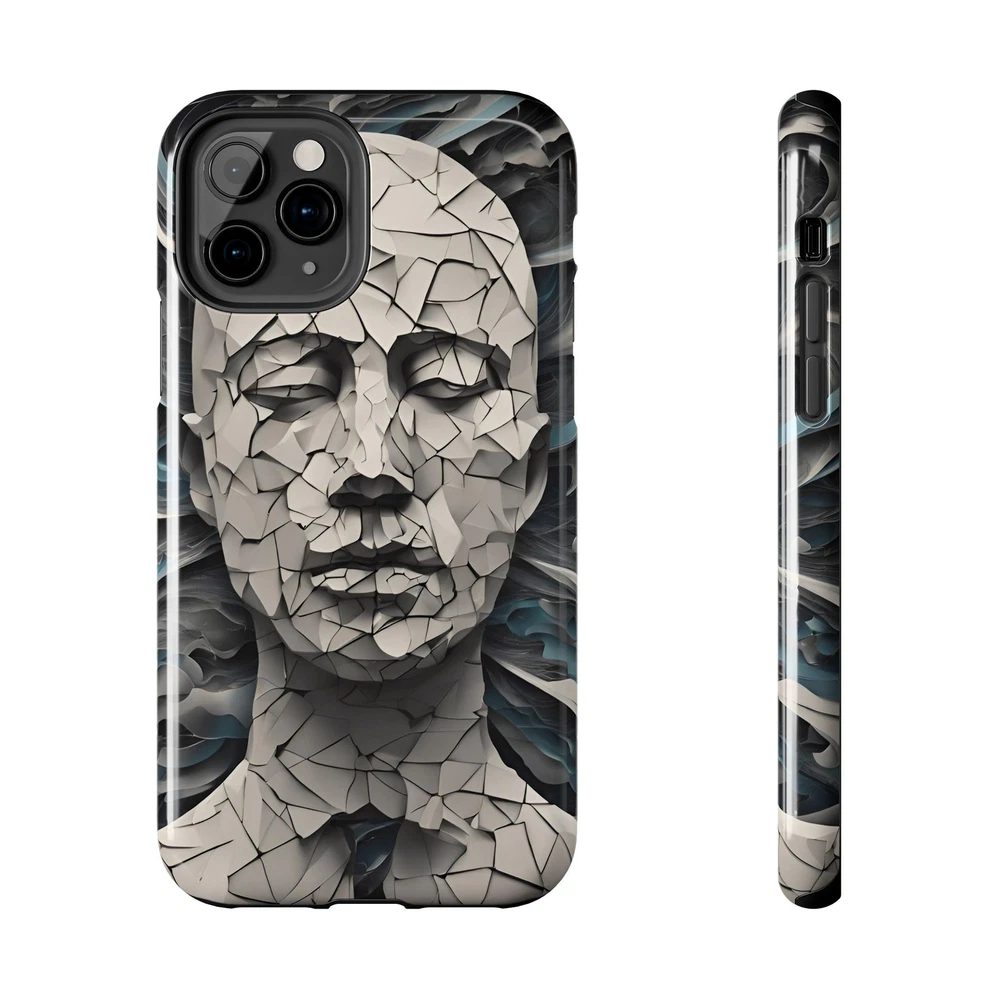 Abstract Art Surreal Man Phone Case Durable for iPhone Samsung