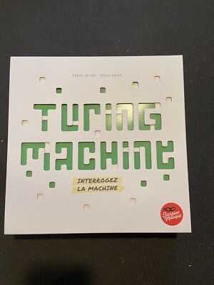 Turing Machine Board Game Sealed NEW *FRENCH EDITION*