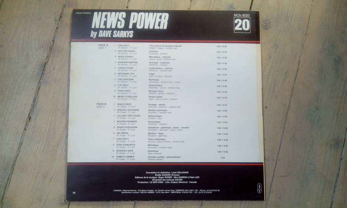 Dave Sarkys - News Power エクスペリメンタル LP Dave Sarkys - News Power / Near Mint (NM) | eBay