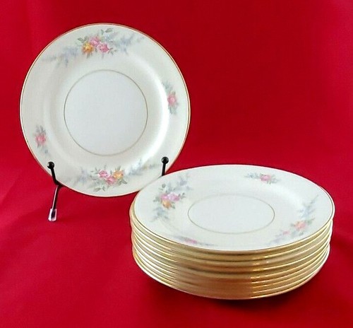 Vintage Homer Laughlin Nautilus Eggshell "Ferndale" 6" Floral Bread Plate - Picture 3 of 3