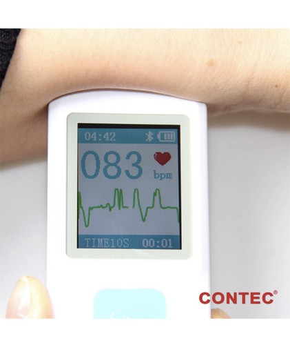 Portable ECG EKG Monitor Finger Touching HR Monitor,USB Bluetooth PM10 CONTEC - Picture 4 of 5