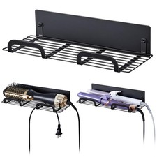 Straighteners Holder Wall Mounted Metal Hair Dryer Holder for Curling Wands A...