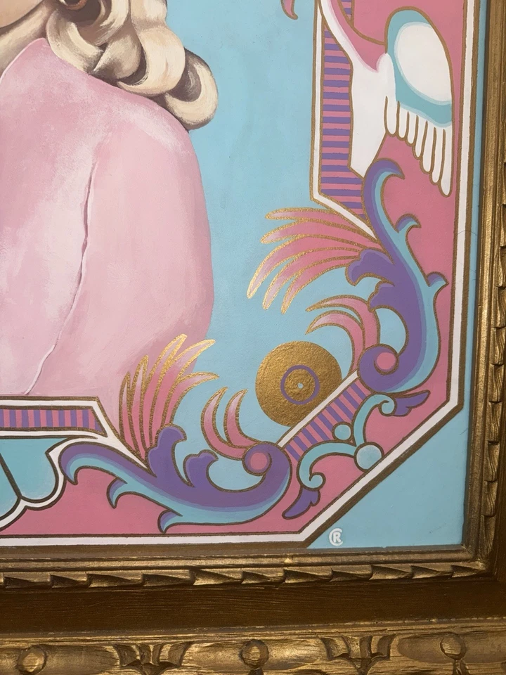 Pintura original enmarcada Dolly Parton Foto 4 de 4