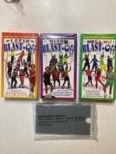 RICHARD SIMMONS BLAST OFF WEIGHT LOSS KIT INC VHS TAPES COOKBOOK CASE TRACKER
