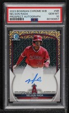 2023 Bowman Chrome Prospect Mega Box Nelson Rada #BMA-NR PSA 10 GEM MT Auto 1me5