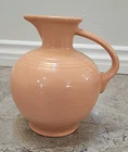 vintage Fiestaware Fiesta Water Carafe Open Pitcher Apricot Usa 7.5 inch Tall vt