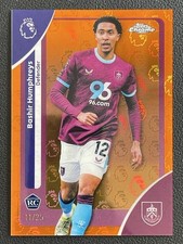 Bashir Humphreys 2025-26 Topps Chrome LogoFractor Premier League Orange RC /25