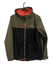 Eddie Bauer Kids Boys Sz 14-16 Spring Jacket Windbreaker Rain Resistant Hooded