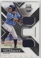 2016 Panini Elite Extra Edition Triple Materials 126/299 Andrew Velazquez 7eo