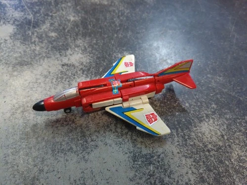 1985 Transformers G1 Fireflight Aerialbot Hasbro Diecast Jet Figure Vintage