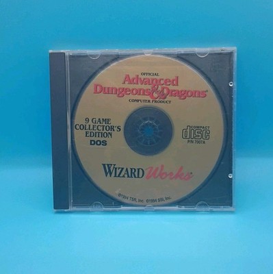 Advanced Dungeons & Dragons 9 Game Collector's Edition CD 1994 DOS RPG Disc Only
