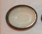 Vintage Fenton Rabbit Covered Dish Folk Art Bunny Egg Nest Signed Meeks Husk — photo 6