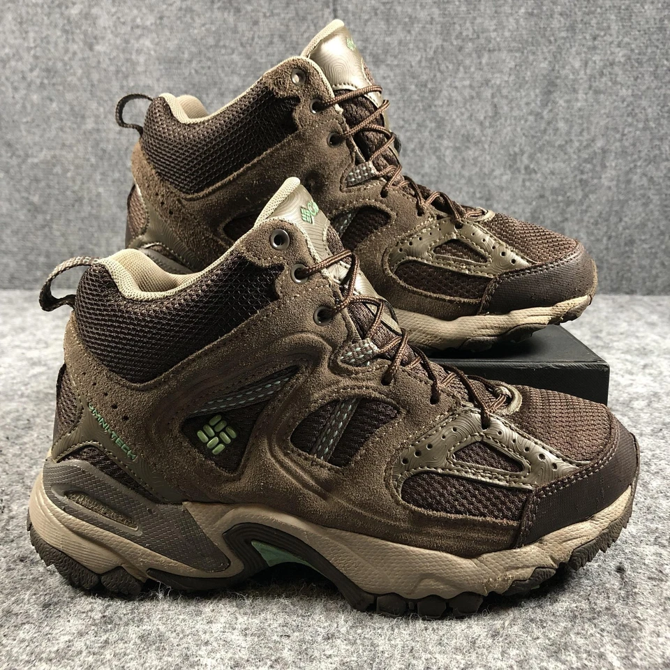 Columbia Botas de Senderismo para Mujer Talla 6.5 Marrón Omni Tech Omni Grip Zapatos de Trail Foto 2 de 4