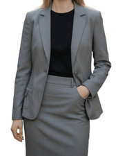 TAHARI ARTHUR S. LEVINE Three Button Blazer Jacket size 8