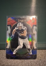 2022 Panini Select - Concourse Jake Ferguson #87 Red & Blue Prizm Die-Cut (RC)