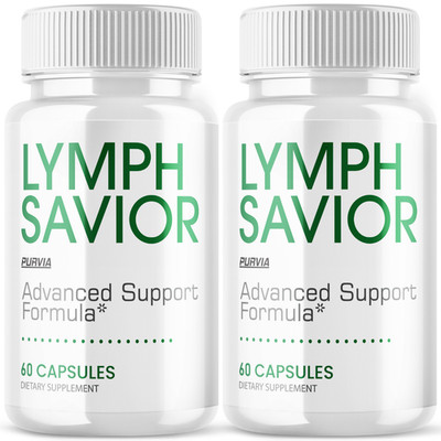 (2Pack) Lymph Savior Capsules LymphSavior Pills Lymphatic Health Support (120ct)
