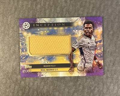 RODRYGO 2024-25 Topps Inception Wembley Warm-Up Relic Purple /25 Real Madrid