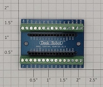 Deek-Robot 32796 MP Arduino NANO IO Shield Terminal Adaptor Expansion _PCB Board