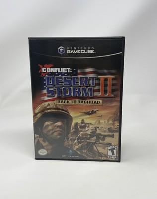 Conflict Desert Storm II 2 Back to Baghdad Nintendo GameCube GC Complete CIB