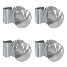 4 Piece Stainless Steel Glass Door Clip Handle, Cabinet Drawer Glass Door Cli...