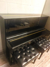 Yamaha U3 Upright Piano 88 Keys 3 Pedals Black Ebony Finish Large Wood