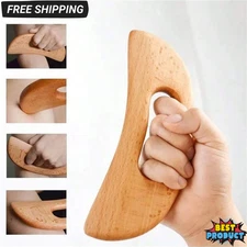Wooden Gua Sha Scraping Board - Body Massage Guasha Therapy Tool for Relaxation