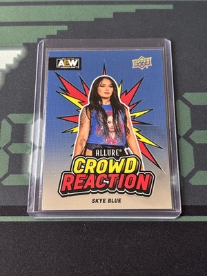 AEW Upper Deck Allure 2024 Skye Blue Crowd Reaction SP Insert Card #CR-7 