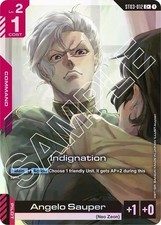 Indignation Alternate Art Foil - ST03-012 C+ NM - Gundam TCG Card Game