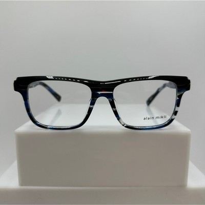 Alain Mikli Devere A03126 001 Havana Blue Black Red Clear Mens Frames 55-17-145
