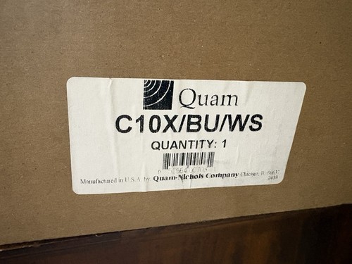 Quam C10X/BU/WS/ Ceiling Speaker, 25V/70.7V with Volume Control - Picture 1 of 2