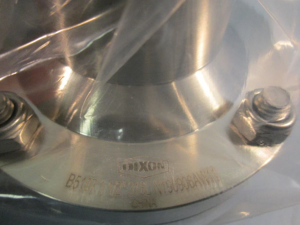 DIXON B5107 1-1/2'' 316L N190906AW11 Stainless Butterfly Valve - Image 3 of 4
