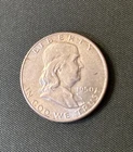 1950-D Franklin Half Dollar XF/AU Nice Coin! Lot#31