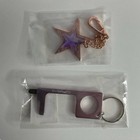 MAC COSMETICS SET OF 2 KEYCHAINS ~ DISCONTINUED ~ RARE