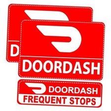 Delivery Driver Vehicle Magnet for Car, Truck  SUV - Reflective 2l/S1-red