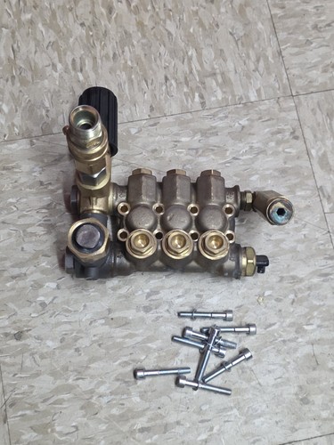 Genuine Manifold Assembly For Mi-T-M CD-1502-3MUH 1500PSI 2.0GPM Pressure Washer