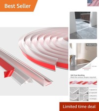 39 Inch Collapsible Shower Threshold Water Dam Barrier,Self Adhesive Silicone...