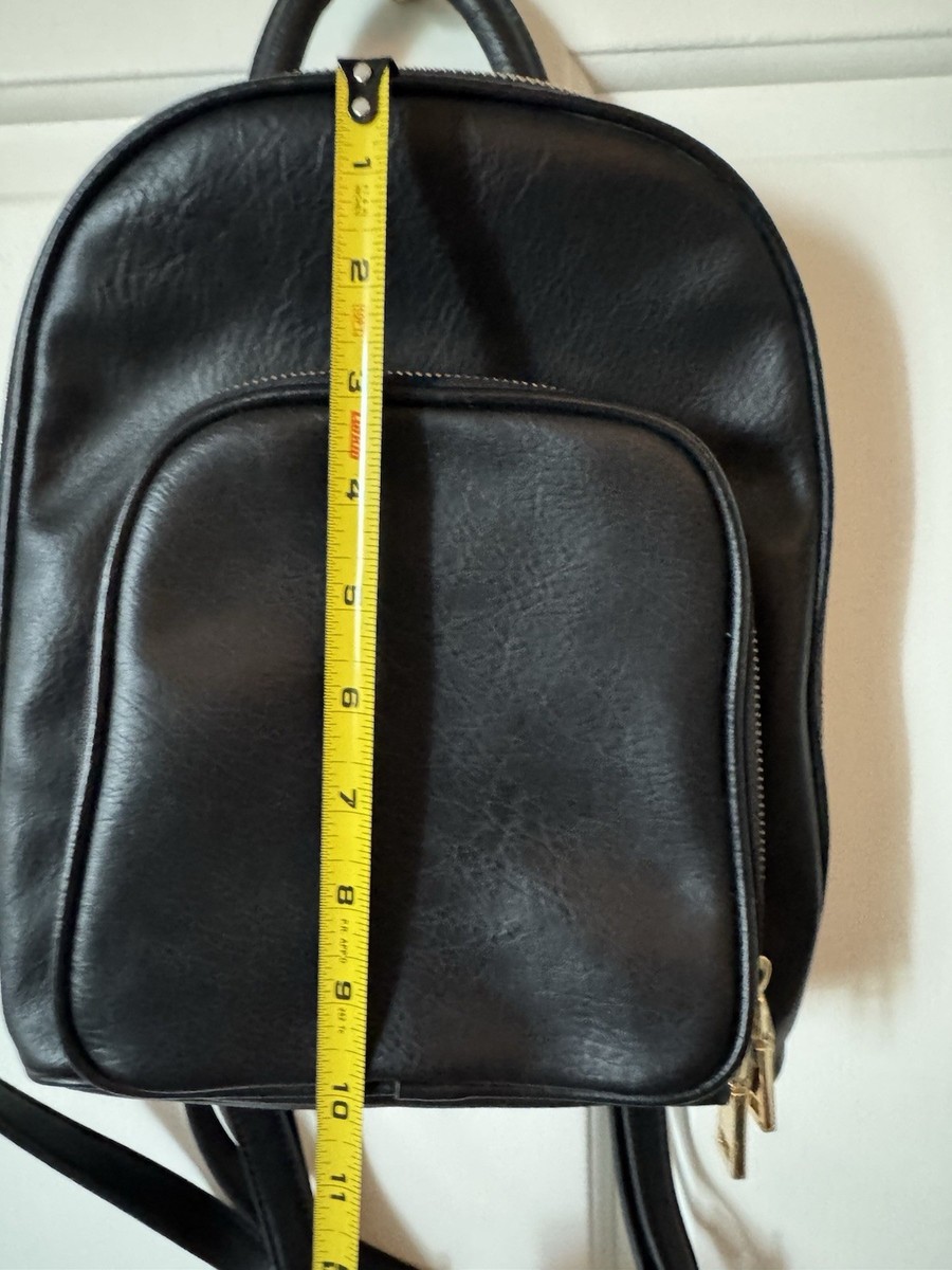 Black Backpack Purse for Macys Faux leather