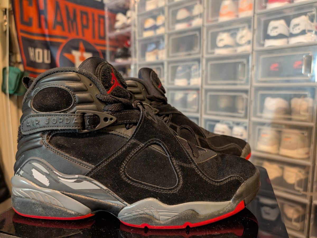 Air Jordan 8 Retro Bred Sneakers Size 9.5 | eBay