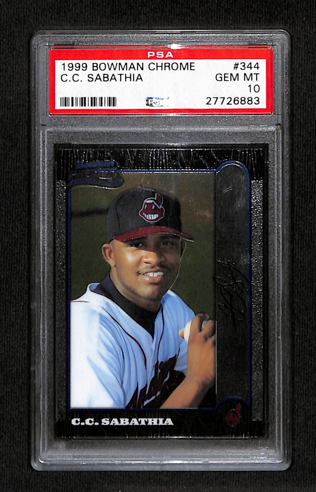 CC Sabathia 1999 Bowman Chrome #344 PSA 10