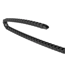 Drag Chain Cable Carrier Closed Type with End Connectors 10X15mm 1 Meter Plastic