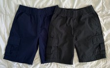 The Children's Place Boys Size 7, 2 Set Pull On Essential Cargo Shorts