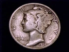 1931-S  Mercury Dime,  Very Good Grade