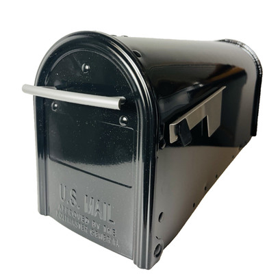 FM11KITEC Franklin Easy-Install Mailbox, Medium Capacity  Black