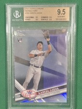 2017 Topps Chrome Aaron Judge Refractor RC BGS 9.5 True Gem
