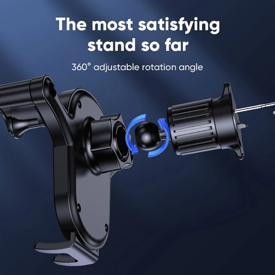 360° Mount Holder Car Air Vent Stand For Mobile Cell Phone GPS iPhone Samsung - Image 3 of 4